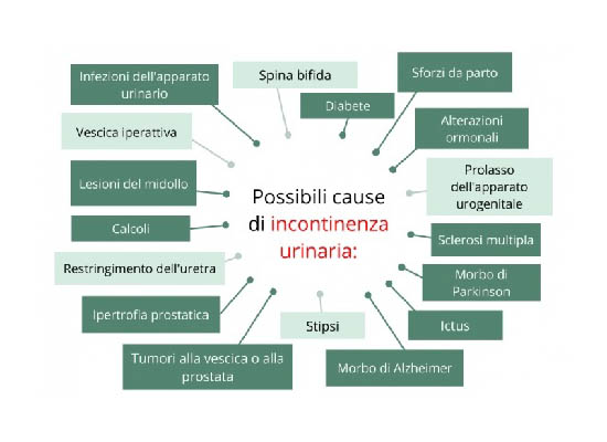 cause incontinenza urinaria